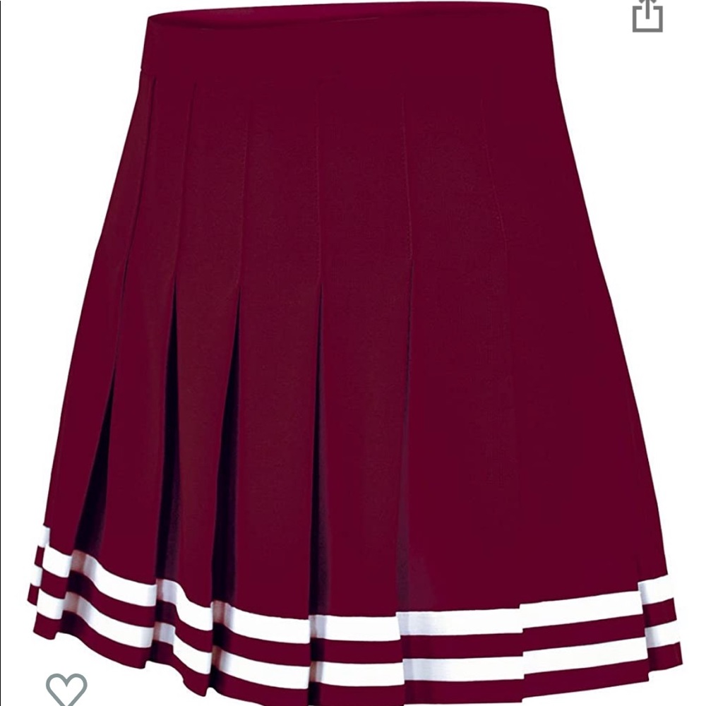 Maroon Cheerleading Skirt